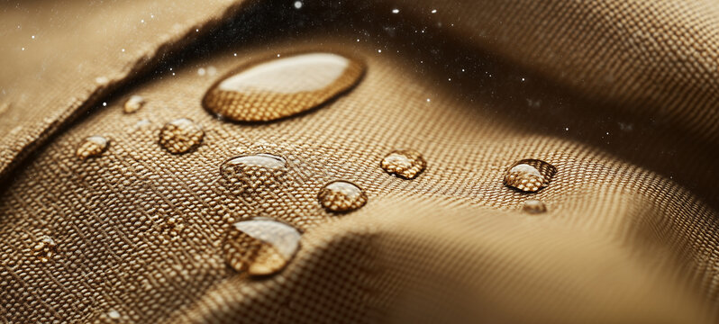 water drops on a metal surface.