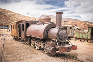 Obraz premium trenes y locomotoras a vapor antiguos