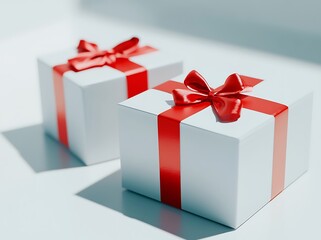 Fototapeta premium gift box with ribbon