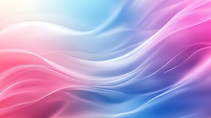 Abstract Pink and Blue Wave Background Design