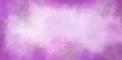 Fototapeta premium Fantasy pastel color pink watercolor clouds texture, brush painted watercolor abstract painting background, White vector cloudiness, Romantic Pastel Pink