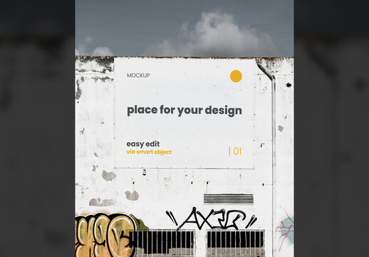 Horizontal Sign on Graffiti City Place