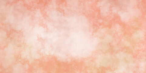 Fototapeta premium Vibrant Orange and Yellow Grunge Background with Vignette. abstract soft coral watercolor background with subtle washes, orange autumn background texture.