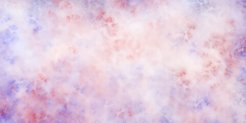 Grunge texture splash paint wall multicolor pastel ink colors wet effect hand drawn watercolor with smoke. Fantasy smooth light red, purple shades