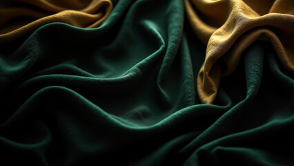 Obraz premium Vibrant abstract background with cascading green and yellow hues.