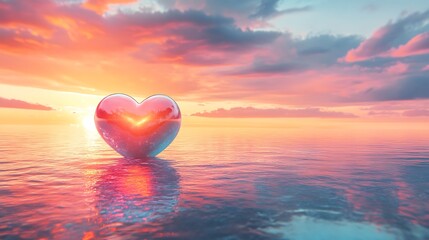 Fototapeta premium heart in the sky