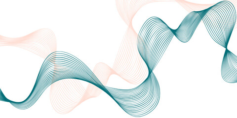 Modern abstract glowing wave background. Dynamic flowing wave lines design element. Futuristic technology and sound wave pattern.	