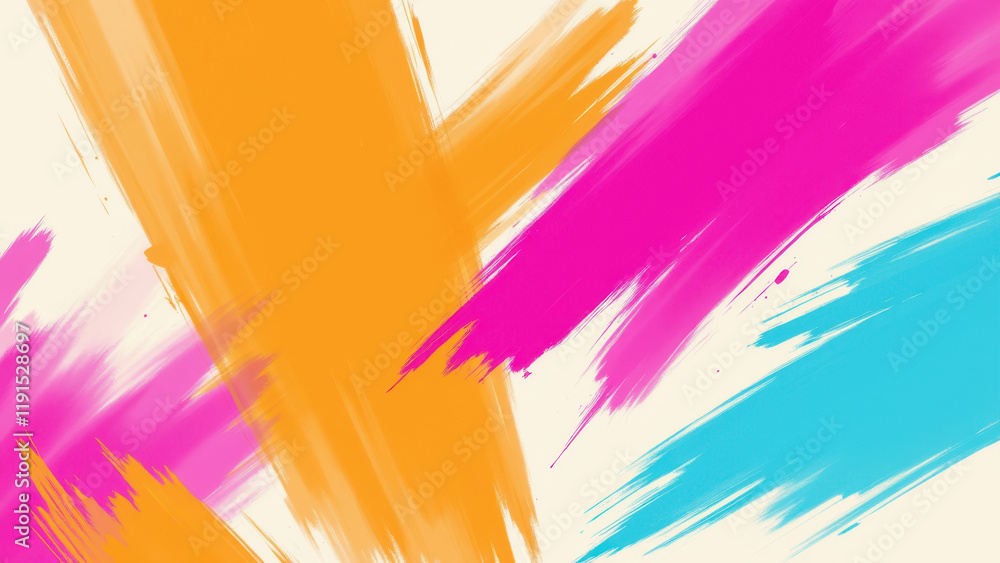 Poster vibrant abstract background with splashes of color.