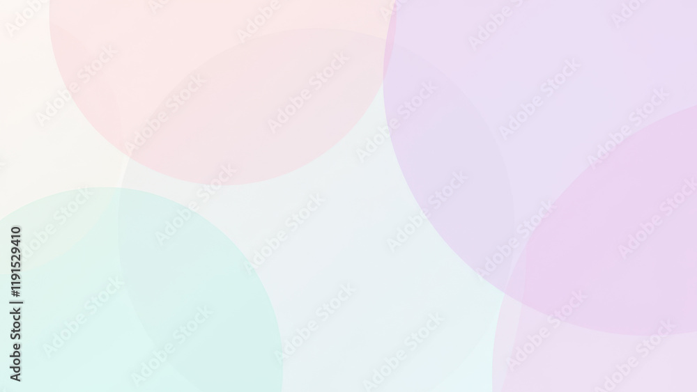 Poster vibrant abstract background with soft-focus circles and a blurred horizon line.