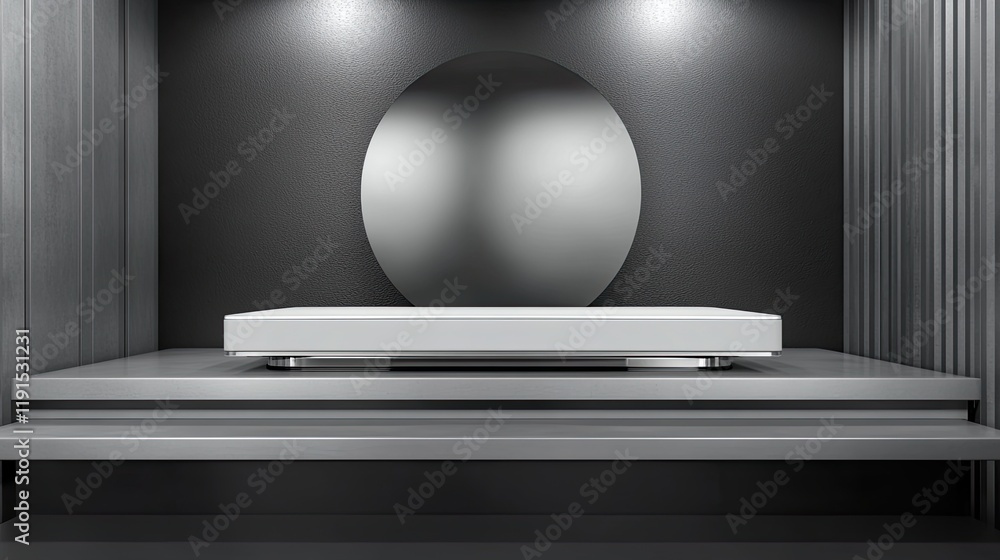 Poster modern minimalist product display platform showcase