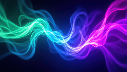 Obraz premium Vibrant abstract background with dynamic light effects.