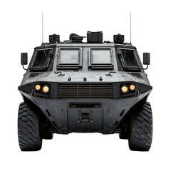 Military Armored Vehicle Front View Tough Grey Powerful Design car war 4x4 army dark truck tires    