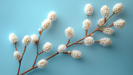 close up of willow branches