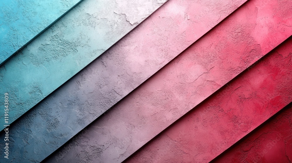 Poster abstract textured background with diagonal color gradient