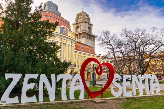 The Town Hall of Zenta in Serbia