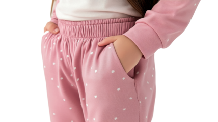 Girl's Pants, isolated on transparent background