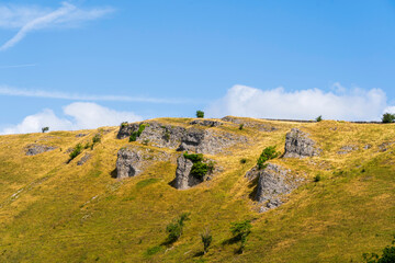 Rolling Limestone Hills in the Peak District