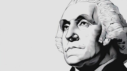 Engraved illustration of a historical figure's profile against a neutral background