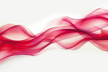 Fototapeta premium Abstract Red Background with Glowing Waves, Light Trails, and Shimmering Particles for a Digital Fantasy Design