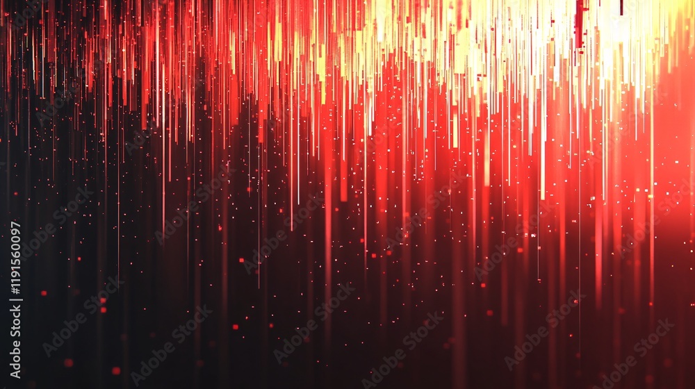Poster colorful light streaks create a vibrant abstract background with dynamic energy