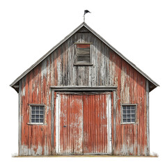 Rustic Old Barn Building Exterior Wood Weathered Red farm chic aged grey roof wall rural rural image