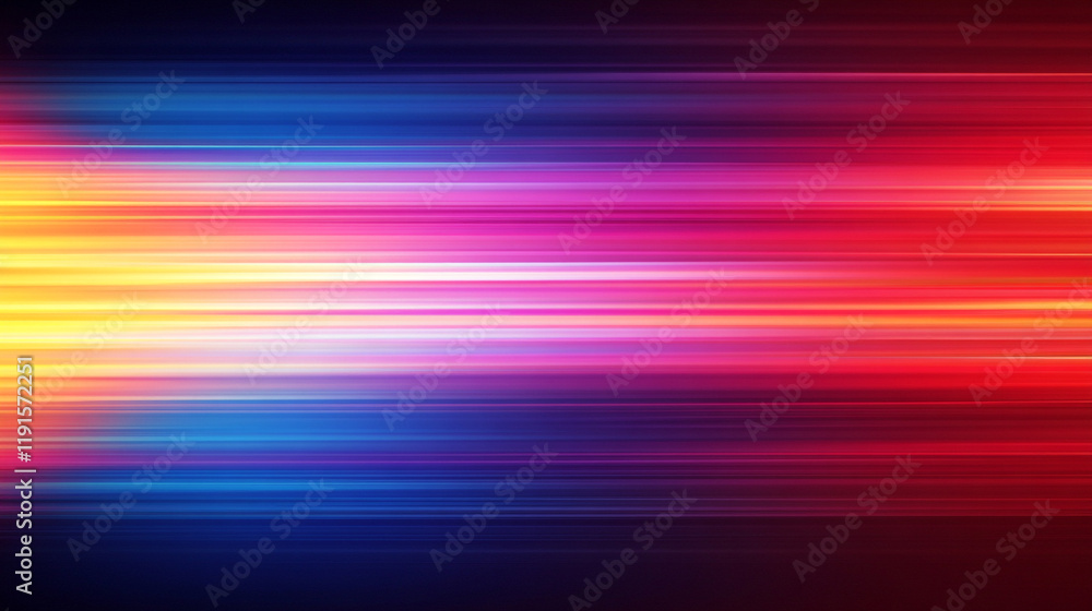 Poster dynamic streaks of color create a vibrant abstract background in bright hues