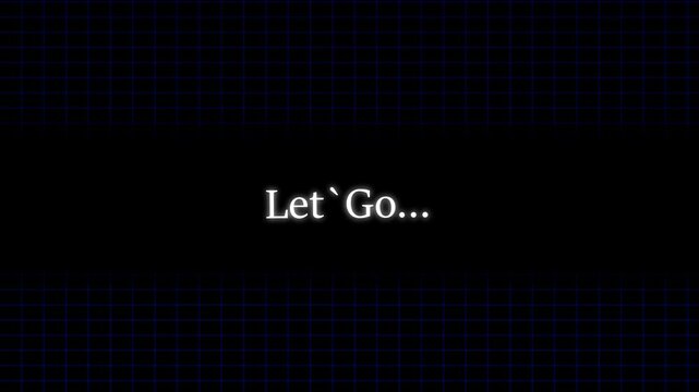 Let's go text with bad signal . Glitch effect 4k video . let's get started, Let's Get Started Comics Style Animation .
