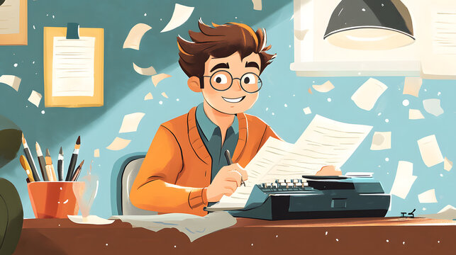 men with alote of paper 