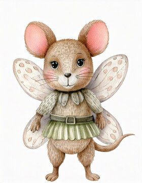 Kinder-Karneval Maus als Schmetterling