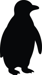 Penguin line arts with white background . Penguin continuous one line drawing vector illustration. 