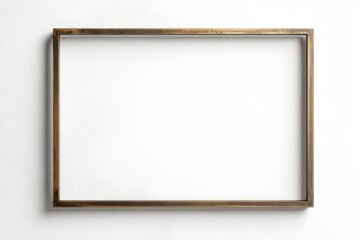 Obraz premium Elegant Bronze Picture Frame - Empty Display