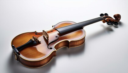 Fototapeta premium A classic violin, rich in tone and detail.