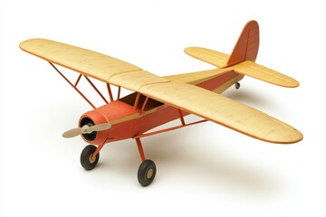 Vintage Wooden Airplane Model - A Timeless Treasure