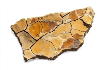 Obraz premium Dried Earth Fragment: A Study in Texture and Time