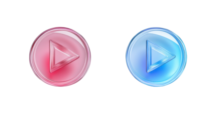 Play button transparent background