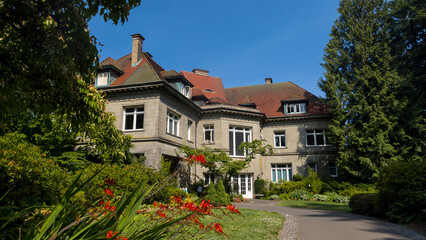 Pittock Mansion, a French Renaissance-style historic chateau opened to public in the Portland, Oregon, USA.