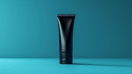black cosmetic packaging mockup