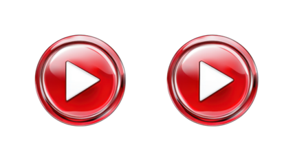 Play button transparent background