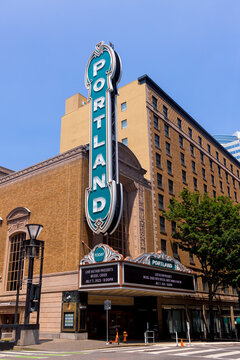 Historic, Portland theater - Arlene Schnitzer Concert Hall.