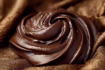 Luxurious Chocolate Swirl in Mocha Tones