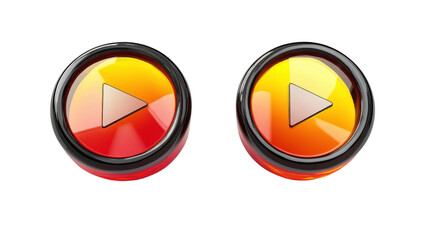 Play button transparent background