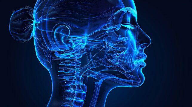 3d nasal model illustrating sinus surgeries for chronic sinusitis and breathing disorders in ent