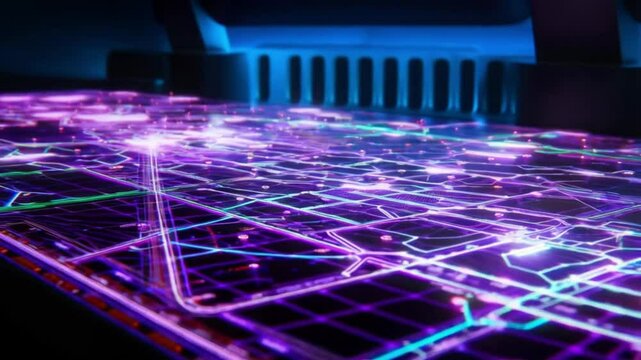 A technology network background with interconnected lines and data streams, symbolizing advanced connectivity in a modern, tech-driven world.