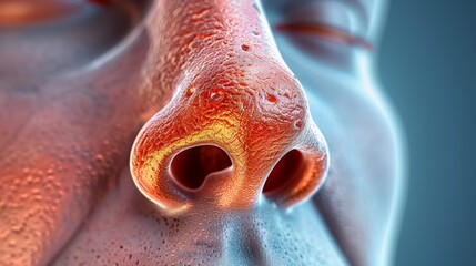 3d nasal model for rhinology  sinus surgery techniques for chronic sinusitis and breathing issues