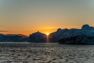 Eisberge im Ilulissat Eisfjord, Grönland