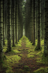 Obraz premium path in the woods