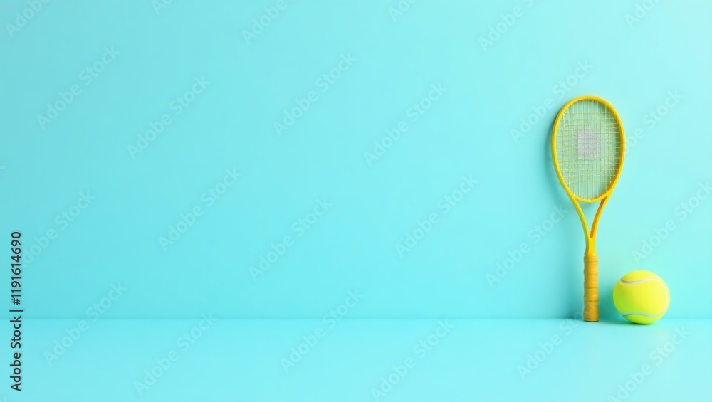 Poster yellow bulldozer on right. soft red background. copy space for text, 3d render ai generated designer