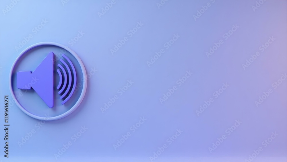 Poster violet compass on left. soft pink background. copy space for text, 3d render ai generated designer e