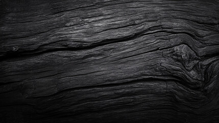Close-up of weathered dark wood grain with intricate natural patterns and rich textures showcasing organic beauty
