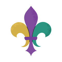 ОсновнFleur De Lys Mardi Gras Carnaval icon clipart avatar logotype isolated illustrationые RGB